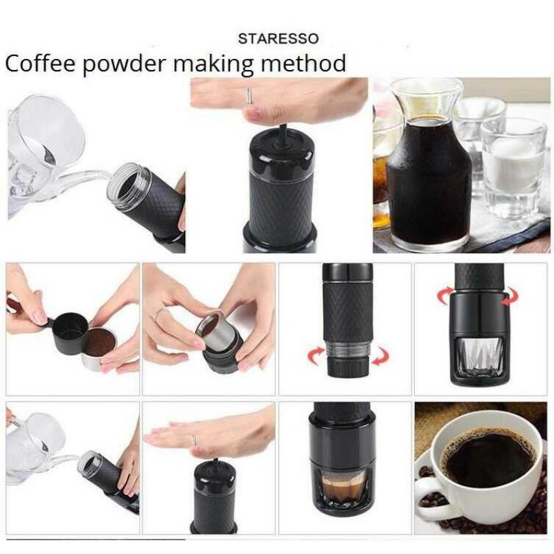 Manual Espresso Coffee Maker Concentrate 15 bar / Pembuat Espresso / Espresso Maker / Alat Kopi