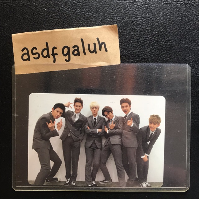 EXO-K Growl Official Group Photocard (from Growl Album)