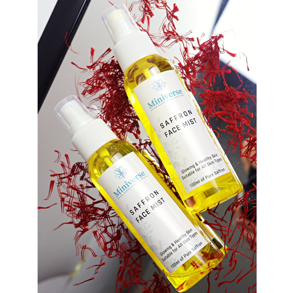 Miniverse Saffron Face Mist Extra Super Negin | Facial Mist | Glowing| Anti Aging | Anti Acne