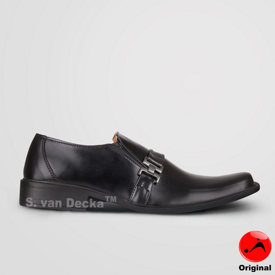 S. van Decka TK010X Sepatu Formal Pria - Hitam