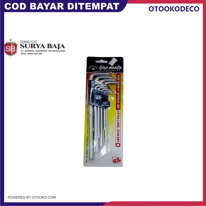 Kunci L Set Extra Long TJAP MATA