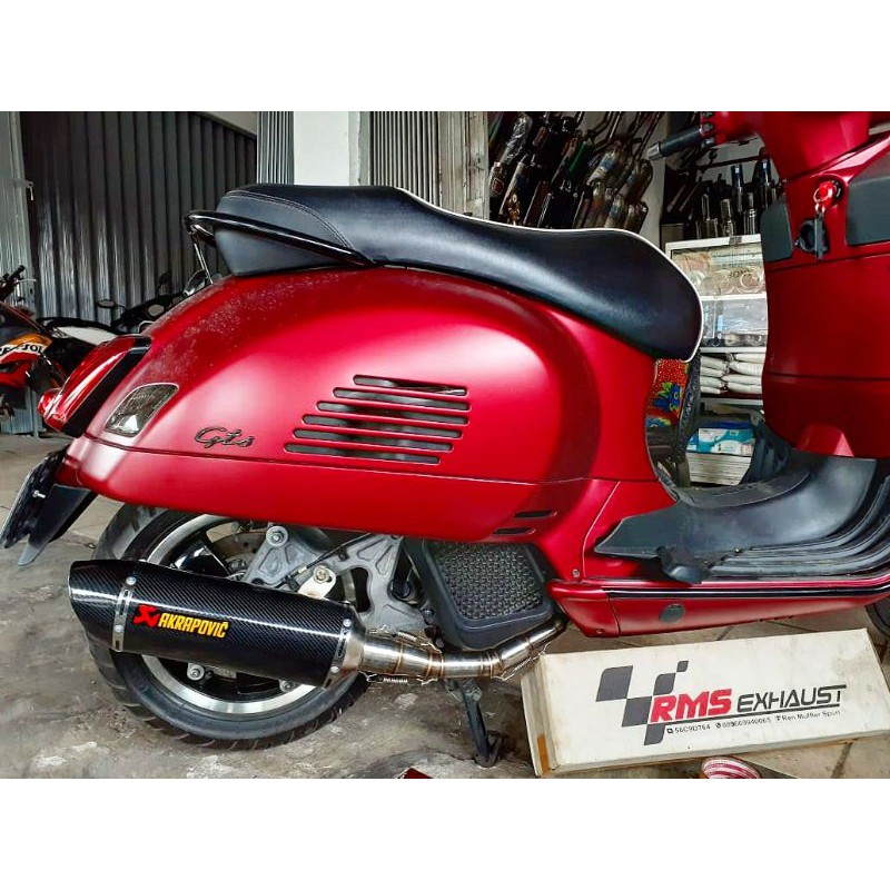 Knalpot racing vespa matic sprint,primavera,lx,s 150 fullset