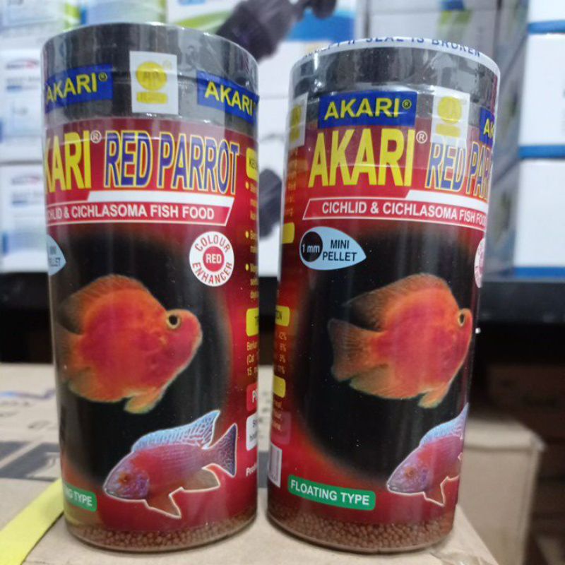 Makanan Ikan AKARI AA RED PARROT 100gr