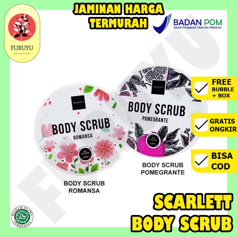 Pemutih Badan Tubuh Scarlett Lulur Scarlet Lulur Original BPOM