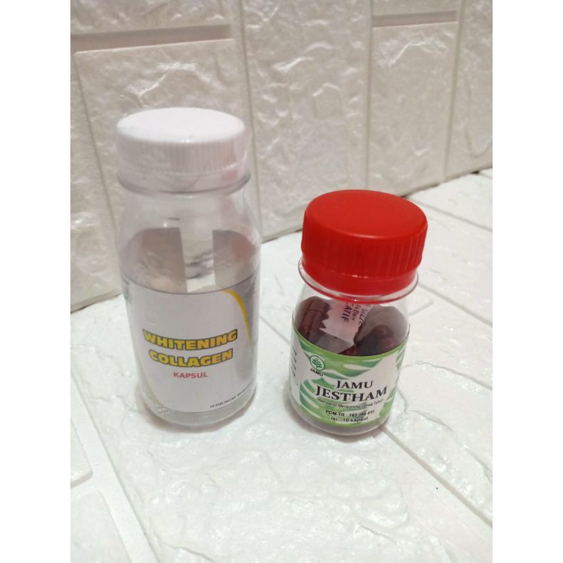 paket colagen dan jamu jestham