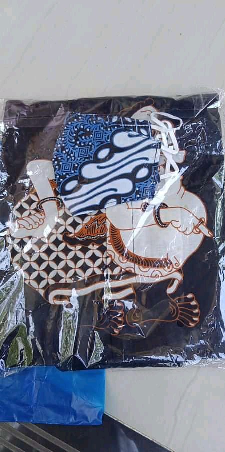 Semar Kosong Kemeja Batik Pria Atasan Batik Baju Batik Pria Lengan Pendek Batik Modern By Alethea