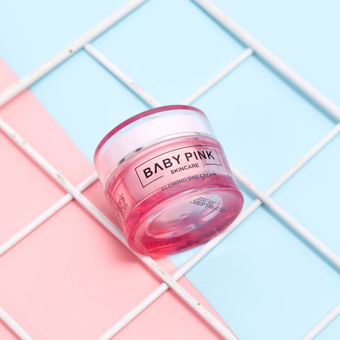 Baby Pink Skincare Glowing Day Cream untuk Melembabkan &amp; Mencerahkan Wajah Aman Resmi BPOM Halal