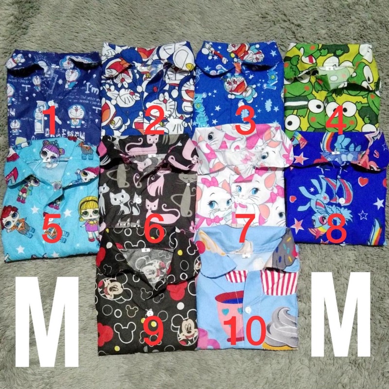 PIYAMA ANAK 0-8 TAHUN POLYMIKRO