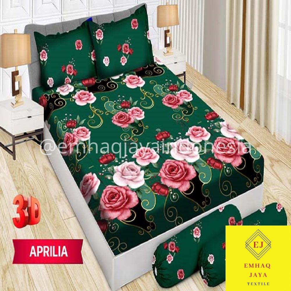 Jual Sprei Bonita Motif Bunga Warna Hijau Ukuran Double | Shopee Indonesia