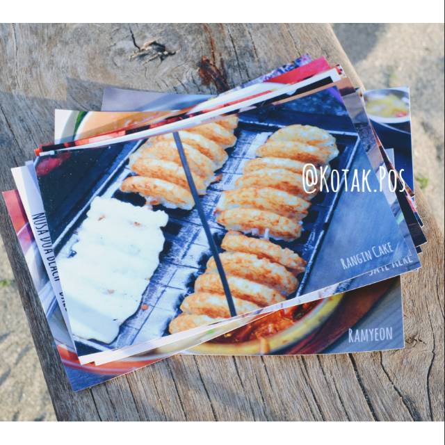 

Kue Rangin Gandos Kuliner Khas Indonesia Kartu Pos Postcard Postcrossing Surat Filateli Bandung unik