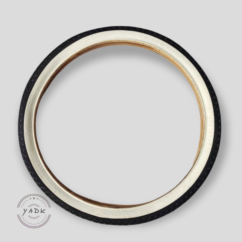 Ban Luar Sepeda Ukuran 20 x 1.75 Warna Putih Lucky Stone