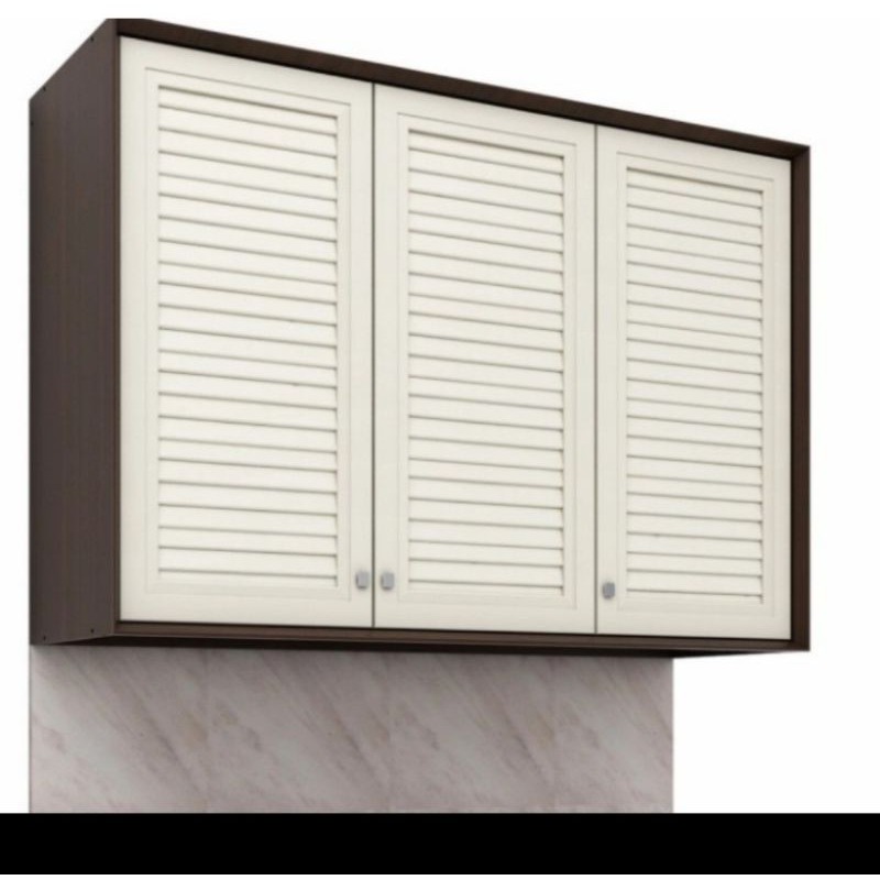 RAK PIRING LEMARI GANTUNG DAPUR KITCHEN SET 3 PINTU