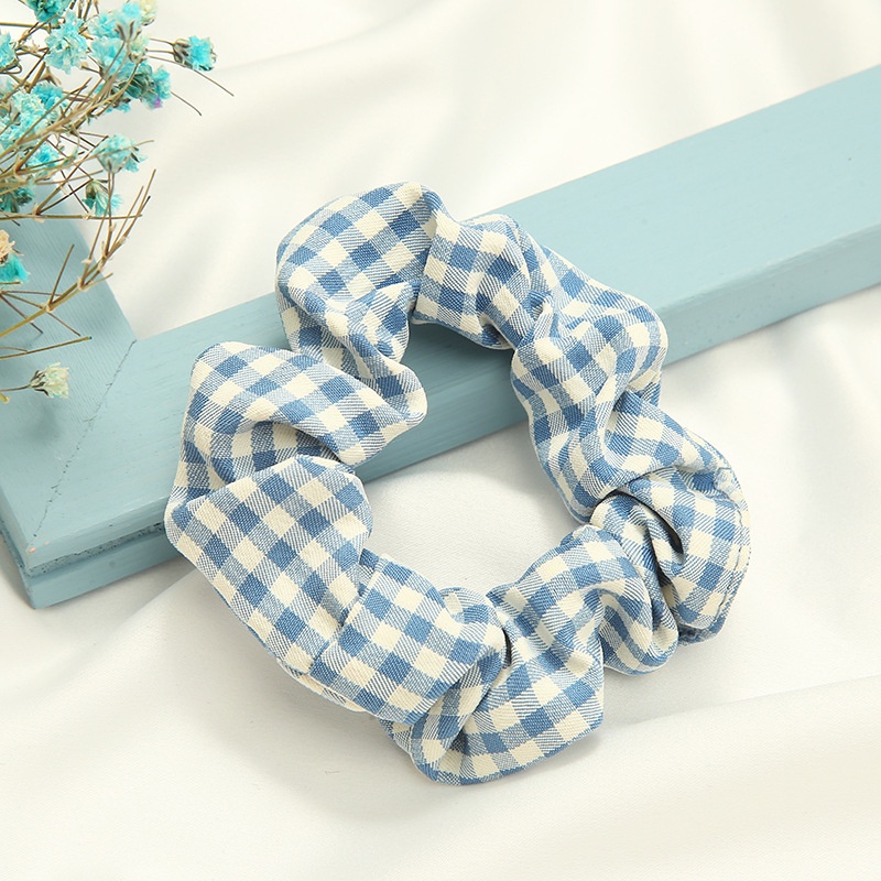 ASIN829 - Ikat Rambut Korea Kain Karet Wanita J204 Scrunchie Elastis Kisi Tali Aksesoris Rambut