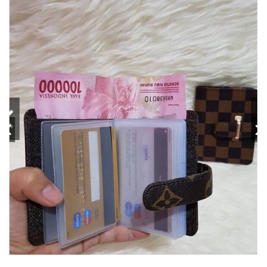 DOMPET KARTU GAWANG MUAT 14 KARTU BOTEGA DAN BISA MASUK UANG