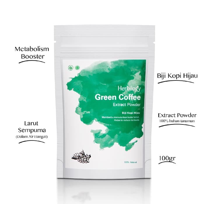

HERBILOGY Green Coffee - 100 Gr (BERKUALITAS)