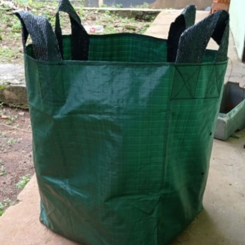 Planter bag 169 liter ukuran 60x60 planter bag hijau