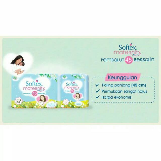 SOFTEX MATERNITY / PEMBALUT BERSALIN 10 PADS