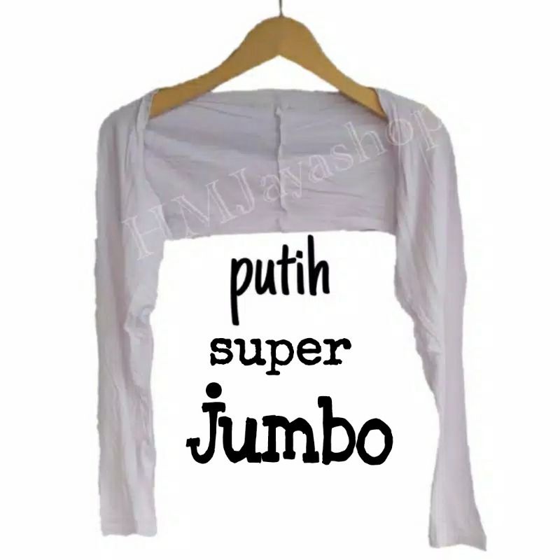 Manset Tangan Sambung Bolero Jumbo Manset Sambung Bolero Super Jumbo +-Putih