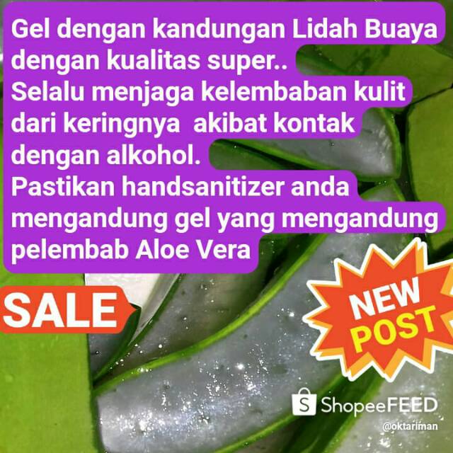 Aloe vera gel kiloan untuk hand sanitizer