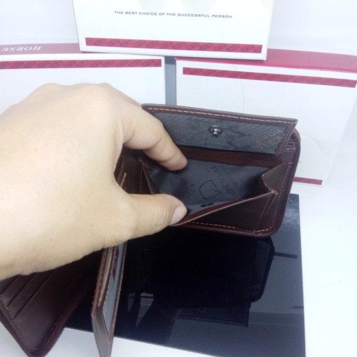 Dompet Pria Kulit Imperial Horse Original New - Hitam Combinasi