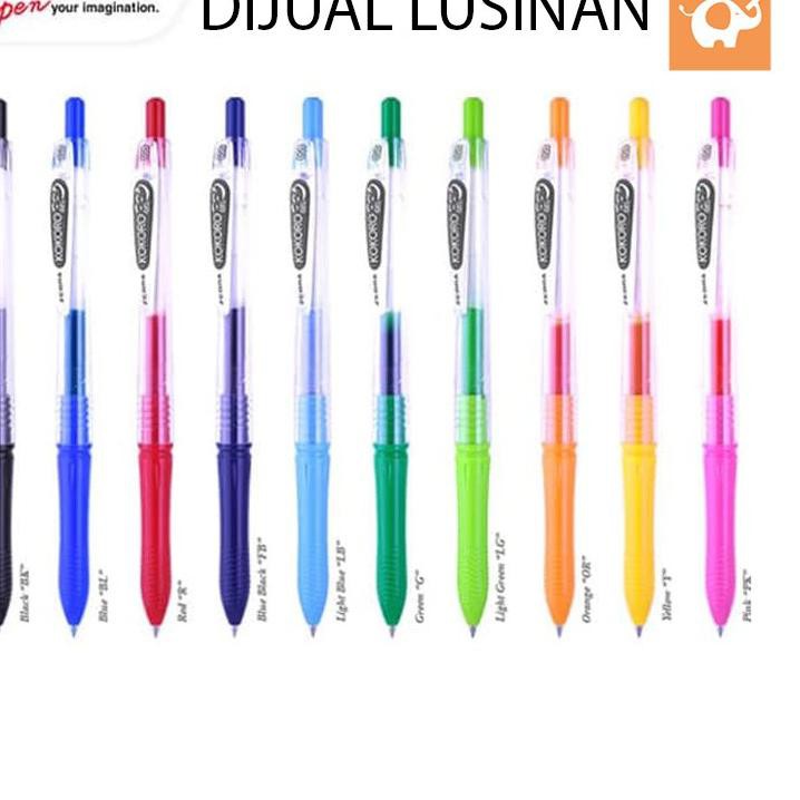 

NS Pulpen Gel Kokoro DIJUAL LUSINAN / Zebra Kokoro Color 0,5mm NS Y 6FP
