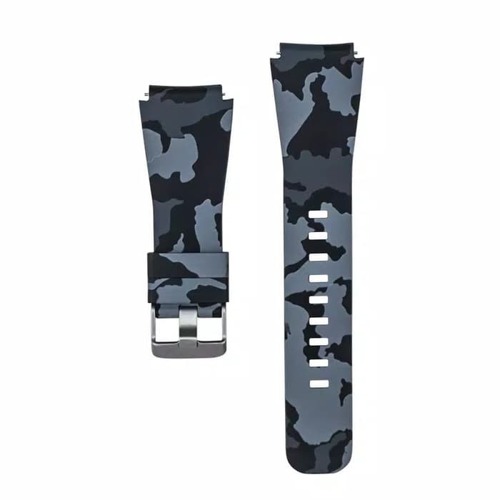 Strap Tali Jam 22mm Silicon CAMO Samsung Galaxy watch 46mm Gear S3 Galaxy watch 3 45mm Xiaomi Mi watch S1 Active Huawei Gt 2 3 46mm 2e GS PRO 2e Amazfit Pace Stratos Gtr 47mm GTR 2 3 Haylou Ls05 smartwatch