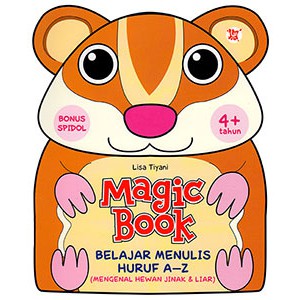 BUKU MAGIC BOOK: BELAJAR MENULIS HURUF A-Z (MENGENAL HEWAN JINAK&LIAR)