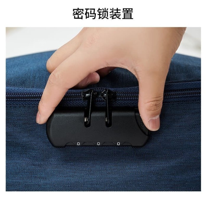 [LOCKIT] Travel Document Bag 3 Digit Password / Tas Dokumen Anti Air