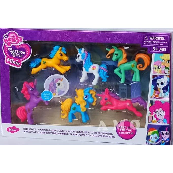FIGURE LITTLE PONY 8029B - PAJANGAN KUE ULTAH