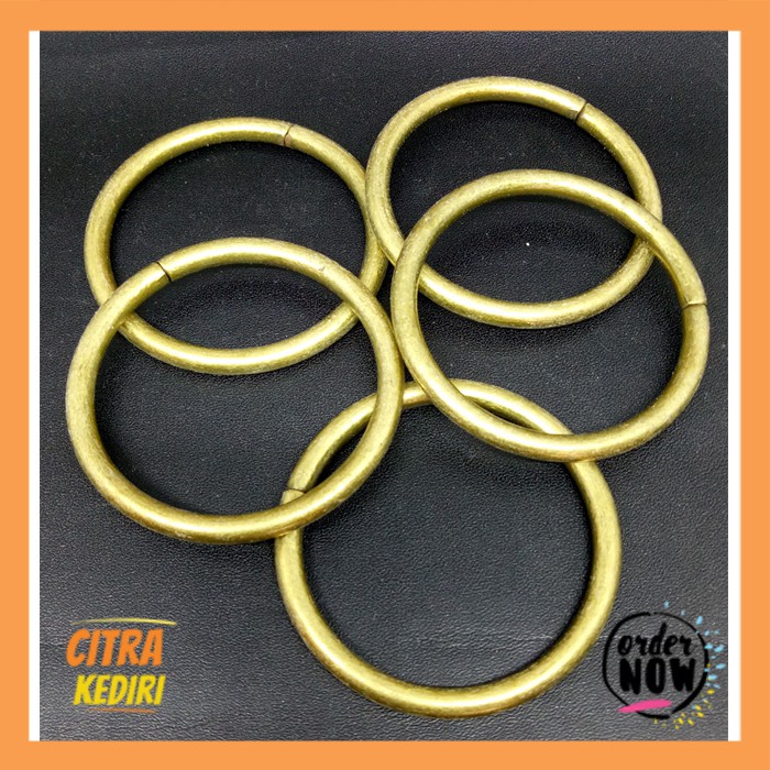 Ring Bulat 5 cm 5mm warna  ATG - ring O - ring tas - ring bundar