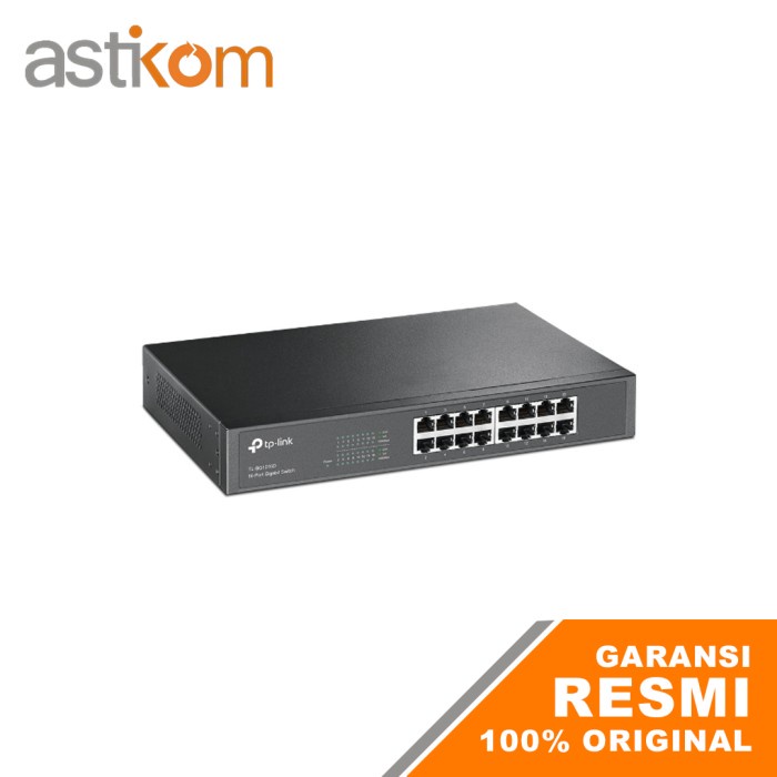 TP-Link Switch 16 Port Gigabit 100/1000 (TL-SG1016D) | By Astikom