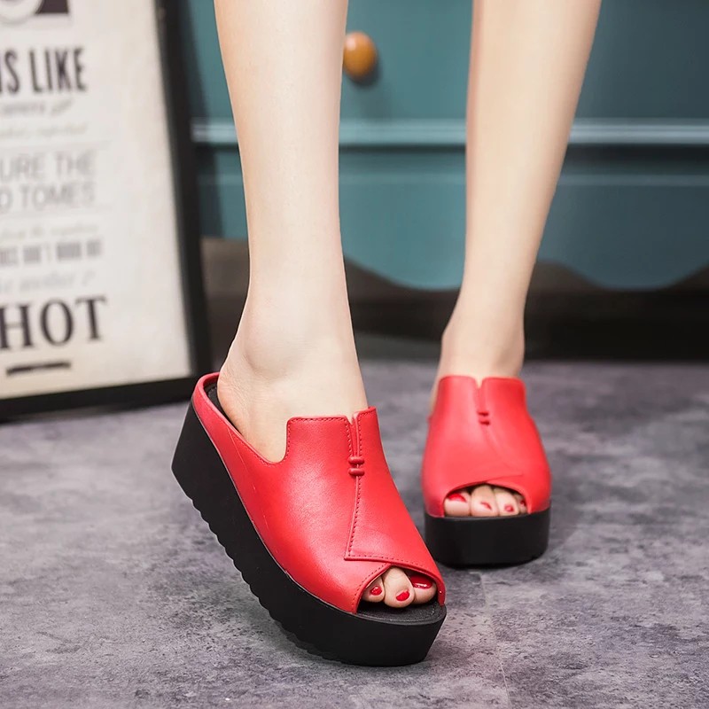 sandal wedges Flip Flop terbaru