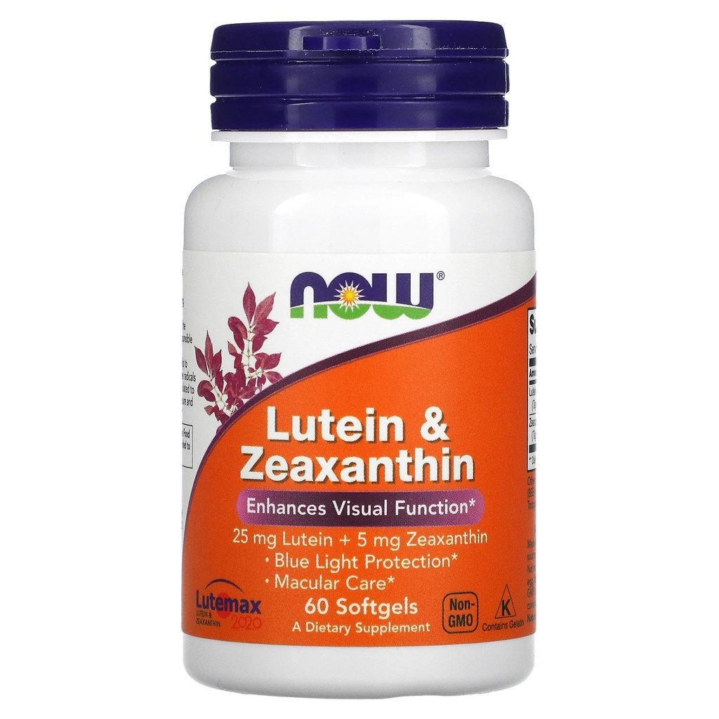 Now Foods Lutein & Zeaxanthin 60 Softgels