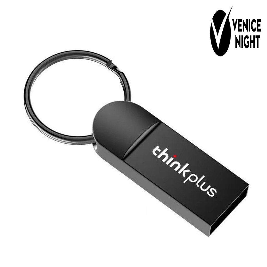 (SF) Lenovo Thinkplus Flashdisk USB 2.0 8 / 16 / 32 / 64G Portable Plug &amp; Play Bahan Logam