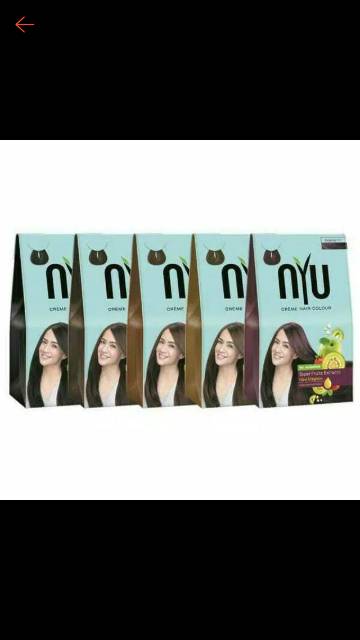Nyu hair color colour semir rambut natural extracts fruit no amonia