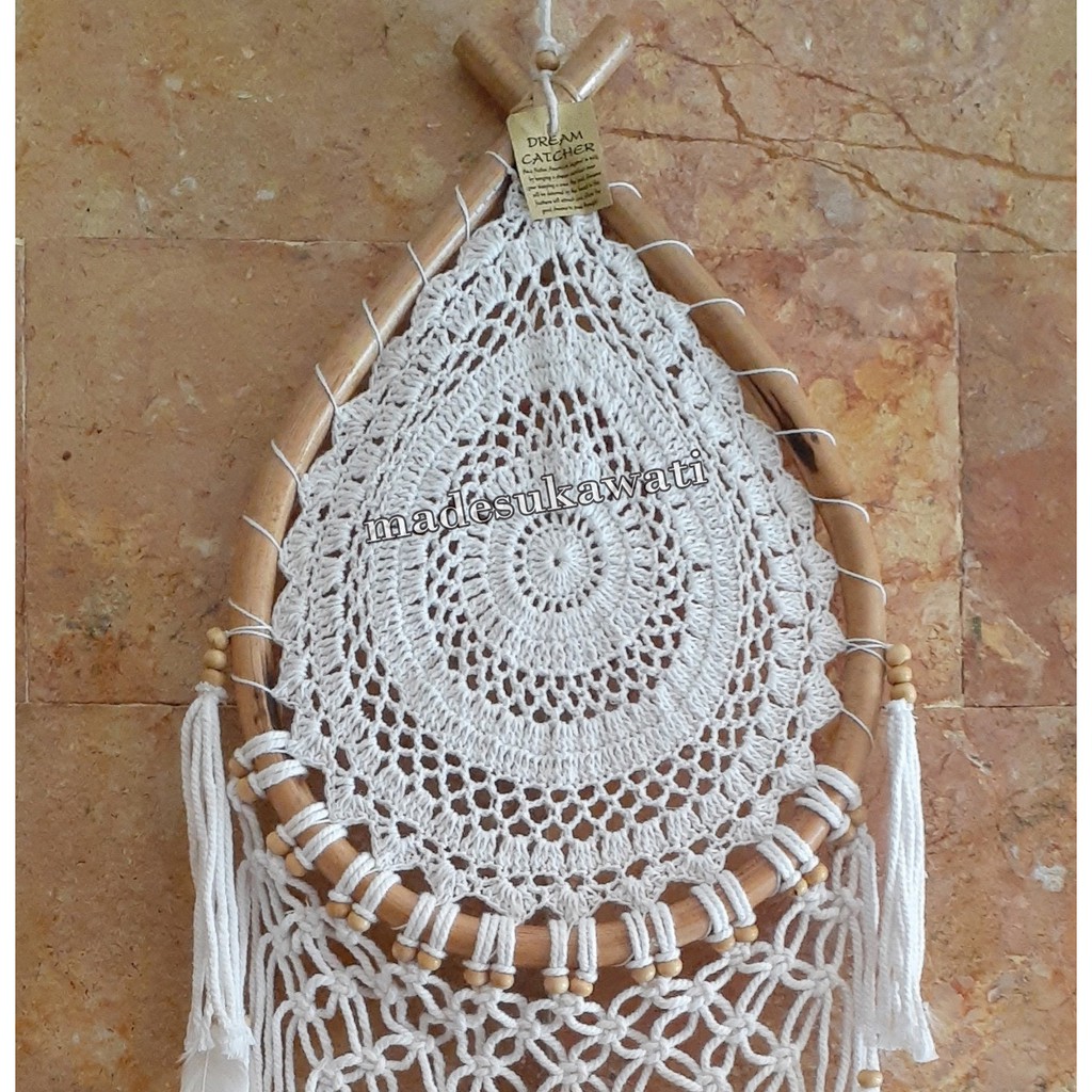 Dream catcher sulam rotan lancip