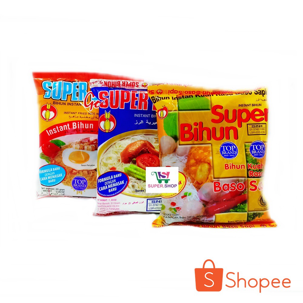 

Super Bihun Goreng / Kuah Instan Praktis