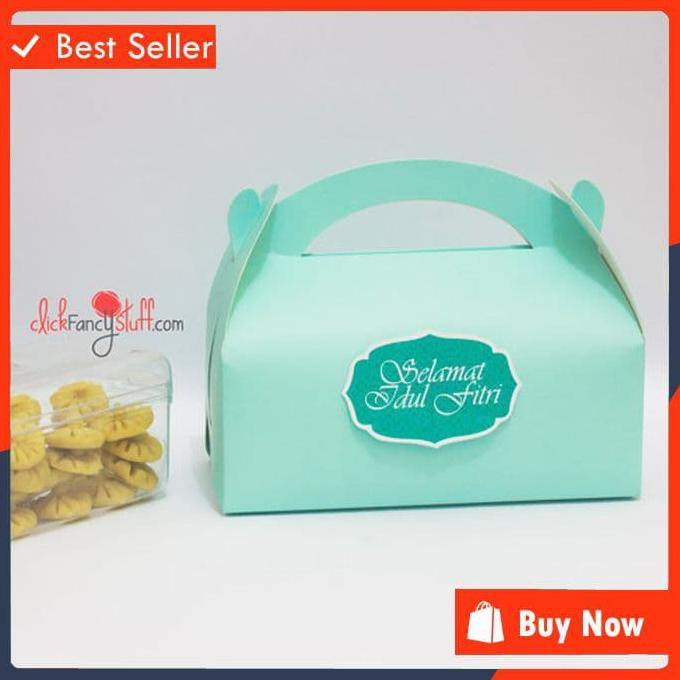 

Silahkan Order Tosca Gable Box / Kotak /Goodie Bag Kue Lebaran / Hampers / Biru