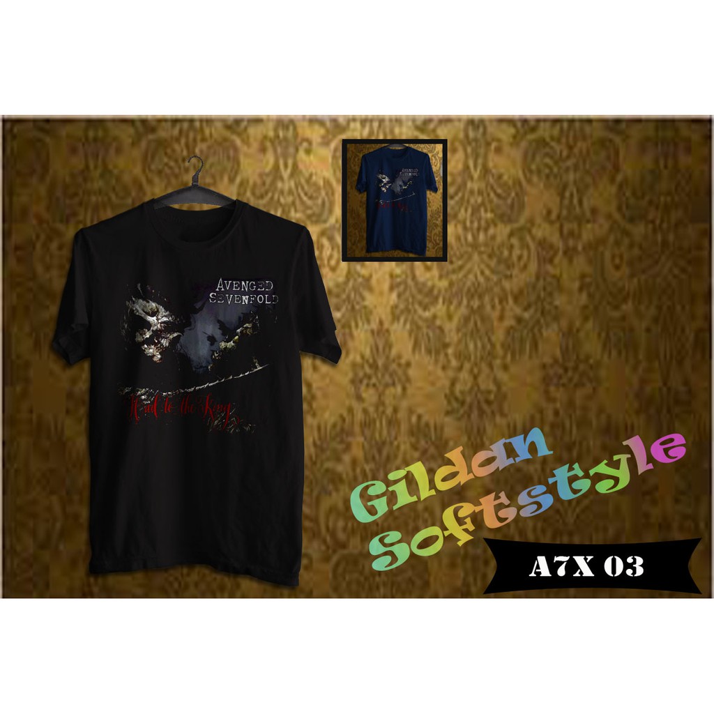 kaos avenged sevenfold original gildan a7x03