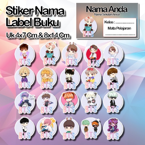 

Stiker korea chiby anime Bts Bt Bt21 karakter jimin jhope rm kim seok jin suga park jimin v jeon jungkook Karakter Lucu Custom Lebel Nama cromo murah 20 Varian berbeda Sticker Pelajaran Mapel buku anak sekolah No 12