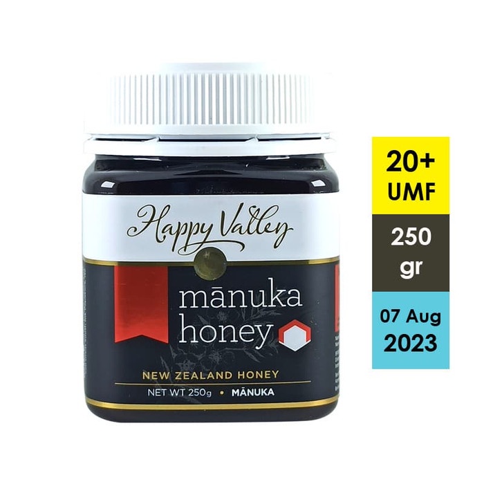 

madu- madu happy valley manuka honey umf 20+ 250gr -madu.