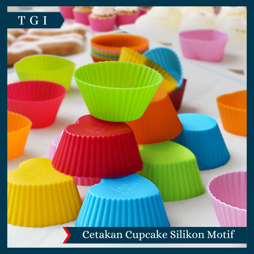 TGI - CETAKAN PUDING KUE COKLAT SILIKON KOTAK CUPCAKE MUFFIN CUP CAKE BUNGA TALAM | CETAKAN SILIKON KUE CUP CAKE MUFFIN | CETAKAN KUE | CETAKAN CUPCAKE | CETAKAN BAKING KUE |  CETAKAN MUFFIN