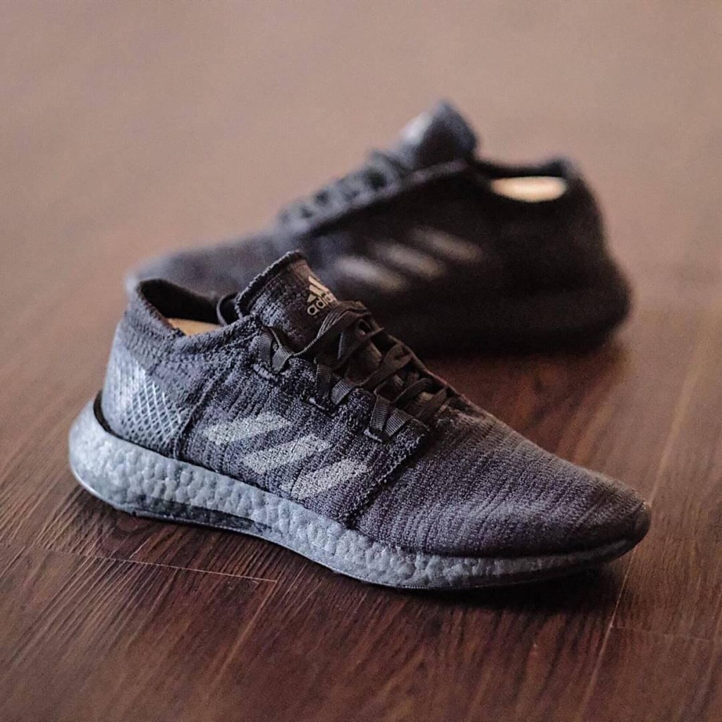 ADIDAS PUREBOOST GO TRIPLE BLACK ORIGINAL GUARANTEED