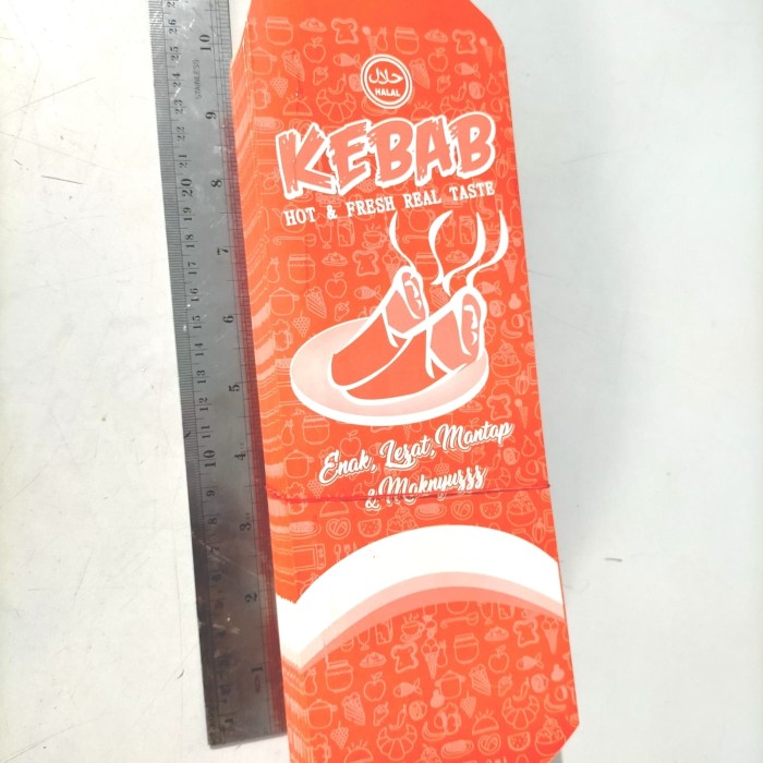 

34Rs65R6 Box Kebab Besar / Bungkus Kebab Besar 6Etge575