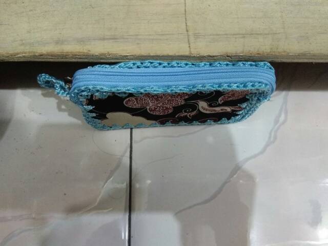 TERMURAH! TERLARIS! DOMPET KOIN BATIK RAJUT - DOMPET TANGAN UNIK DAN CANTIK - SOUVENIR JOGJA