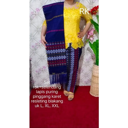 Rok dan Selendang Corak Pucca Bintik