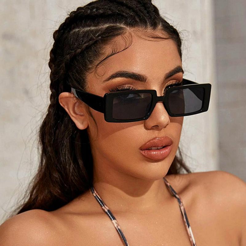 2021 new box ins trend fashion retro street photography sunglasses