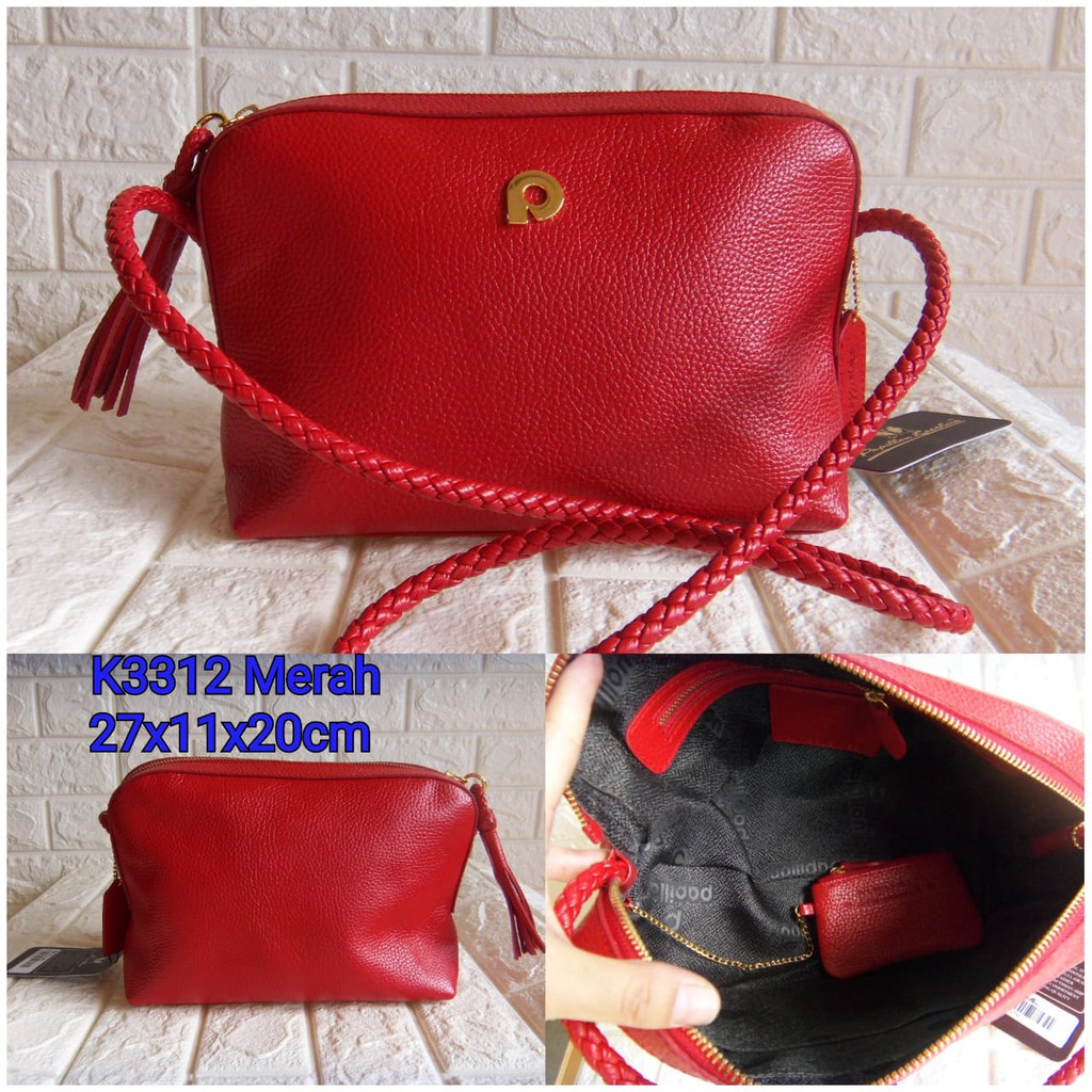 Tas Kulit Papillon Original K3312 Merah