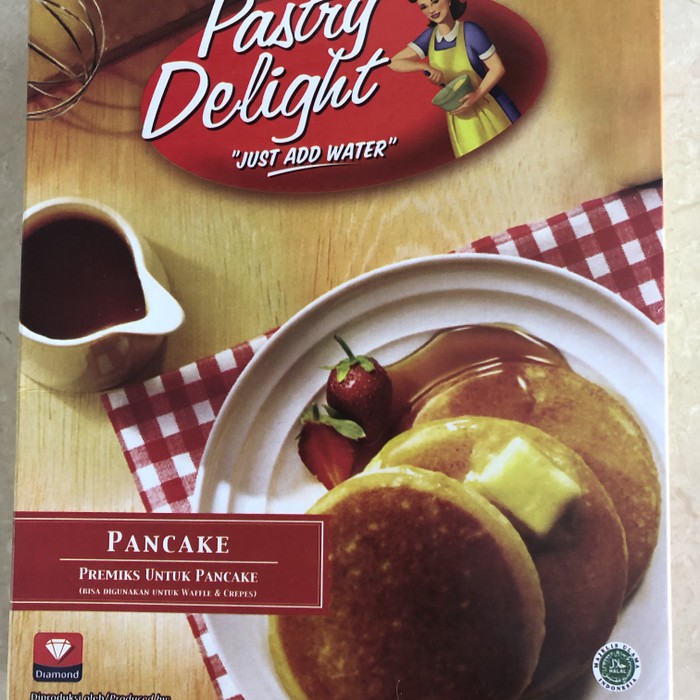 TEPUNG PANCAKE INSTAN Diamond Waffle Cemilan Manis Snack 200gram Tepung Pancake Instan Serbaguna