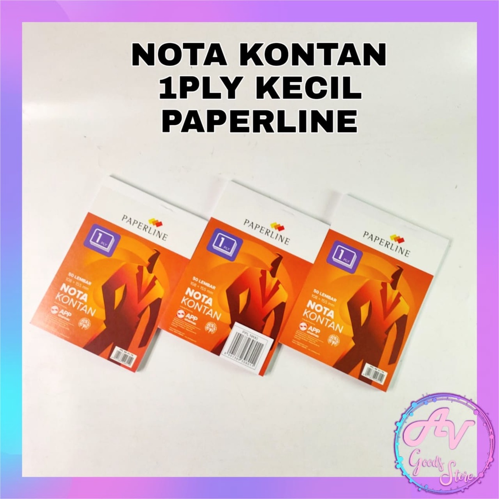 

Nota / 1Pcs Nota Kontan Paperline KECIL 1PLY (NK K1)